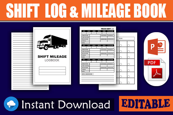 Truck Driver Log Book Template 